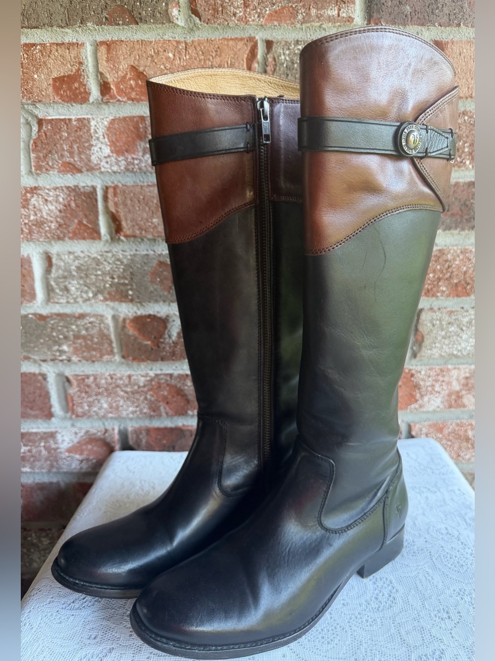 Frye Molly Button Tall Riding Boots,